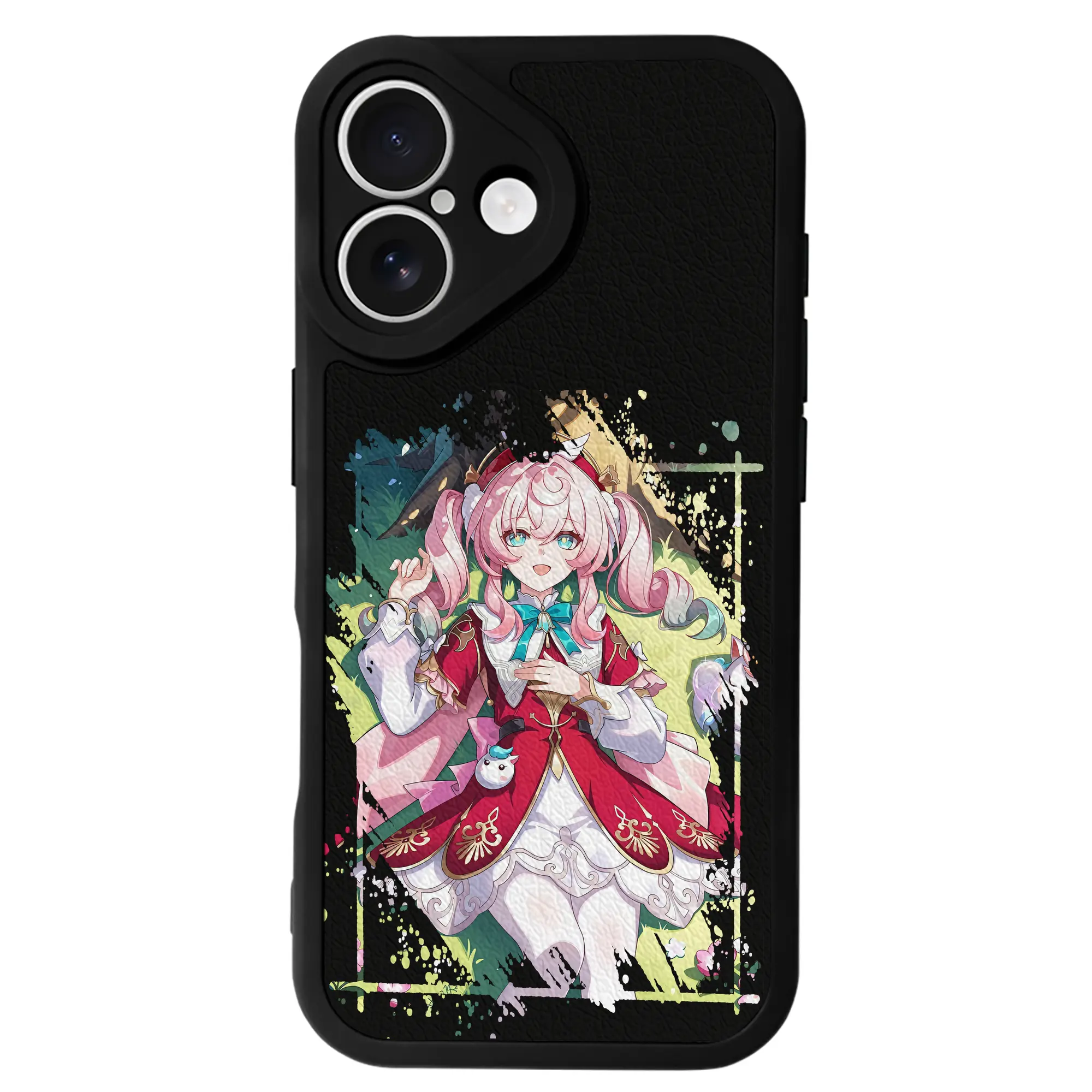 鳴潮 グッズ アンコ - IPhone 16シリーズ対応 ・ シリコンスマホケース ・ レザー調 ・ 高精度フィット ・ 耐衝撃 ・ ワイヤレス充電対応 ・ 精密カット